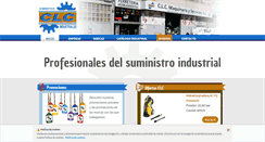 Desktop Screenshot of clcmaquinaria.es